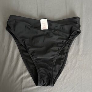 Xhilaration Black High-waisted Bikini Bottom